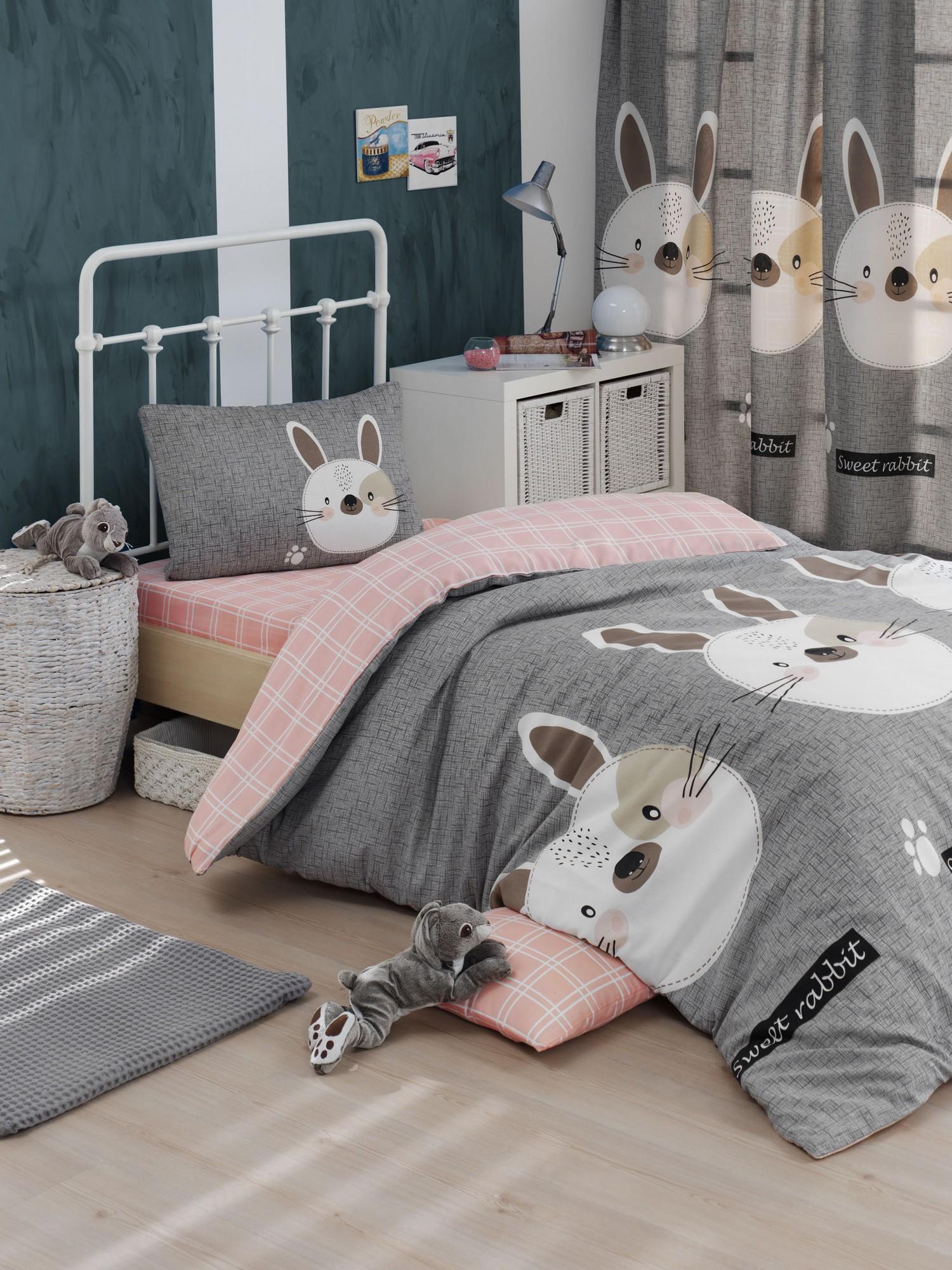 Комплет постелнина L'essentiel Maison Tavsancik, 160x220cm, сива