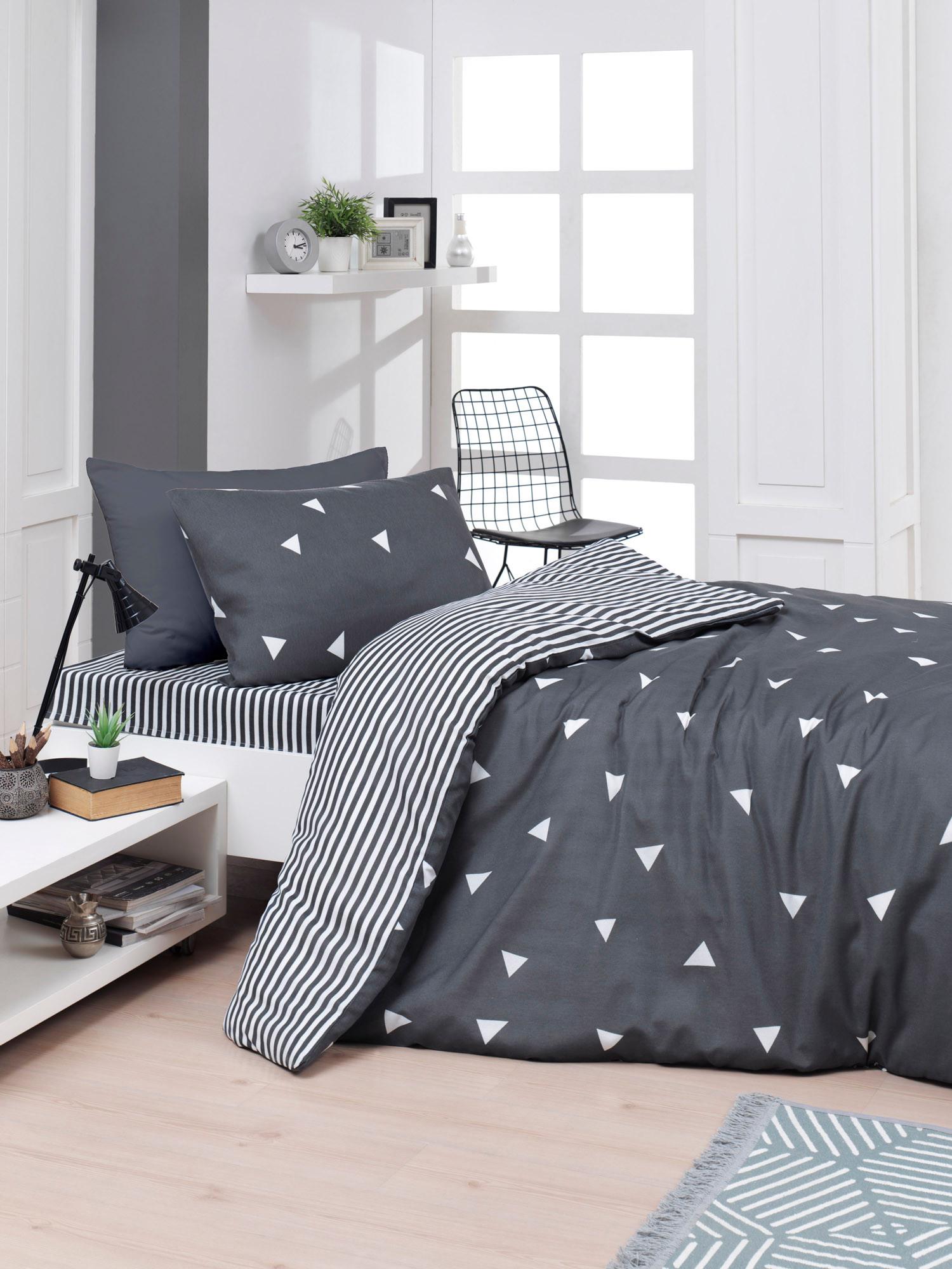 Комплет постелнина L'essentiel Maison Ucgen, 160x220cm, Teget