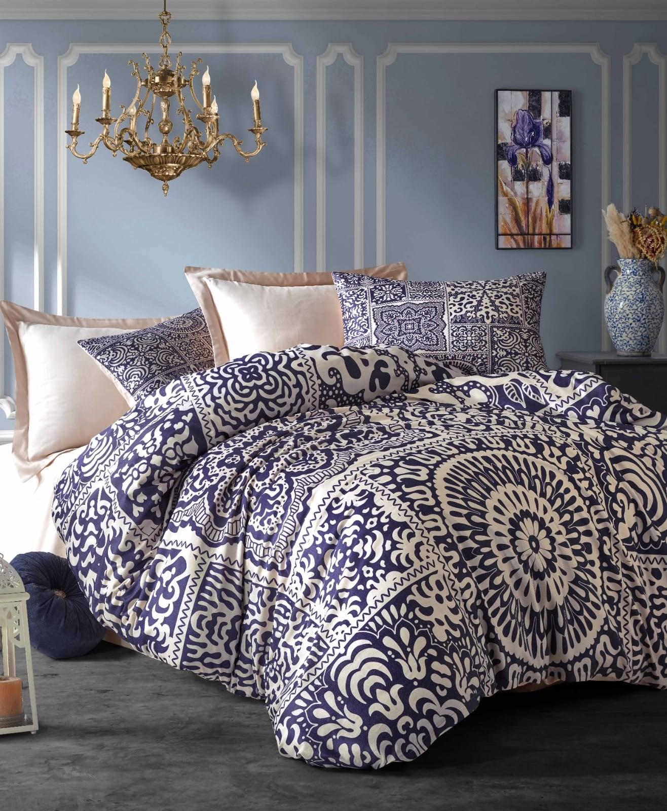 L'essentiel Maison Комплет Двокреветна постелнина 484, 200x220cm, Teget