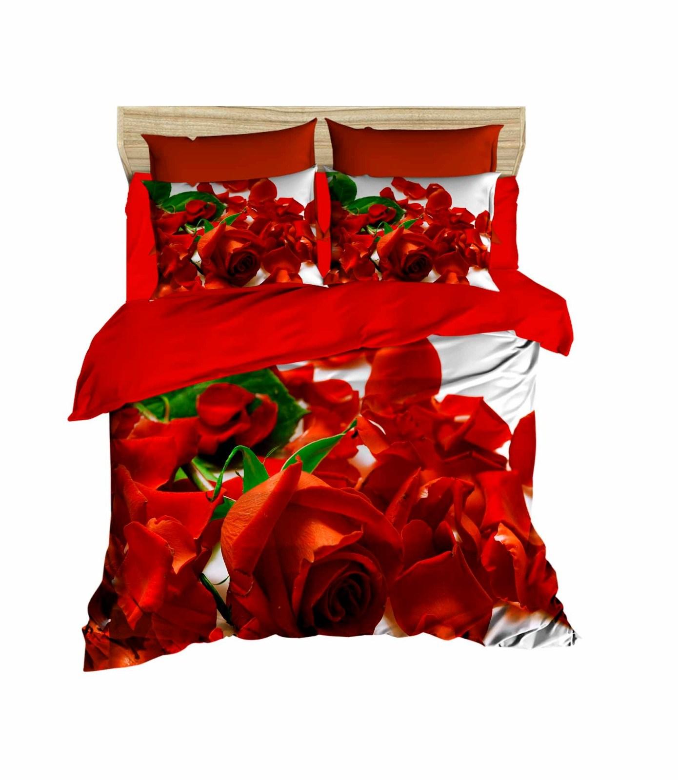 Комплет постелнина L'essentiel Maison 176, 160x220cm, Црвена