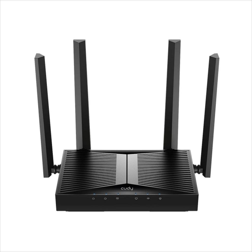 Cudy Безжичен Мрежен Рутер Dual Band Wi-Fi 7 Be3600 Wr3600H, W/4 Antennas, 1X Wan 2.5G Port, 4X Lan 100/1000 Ports