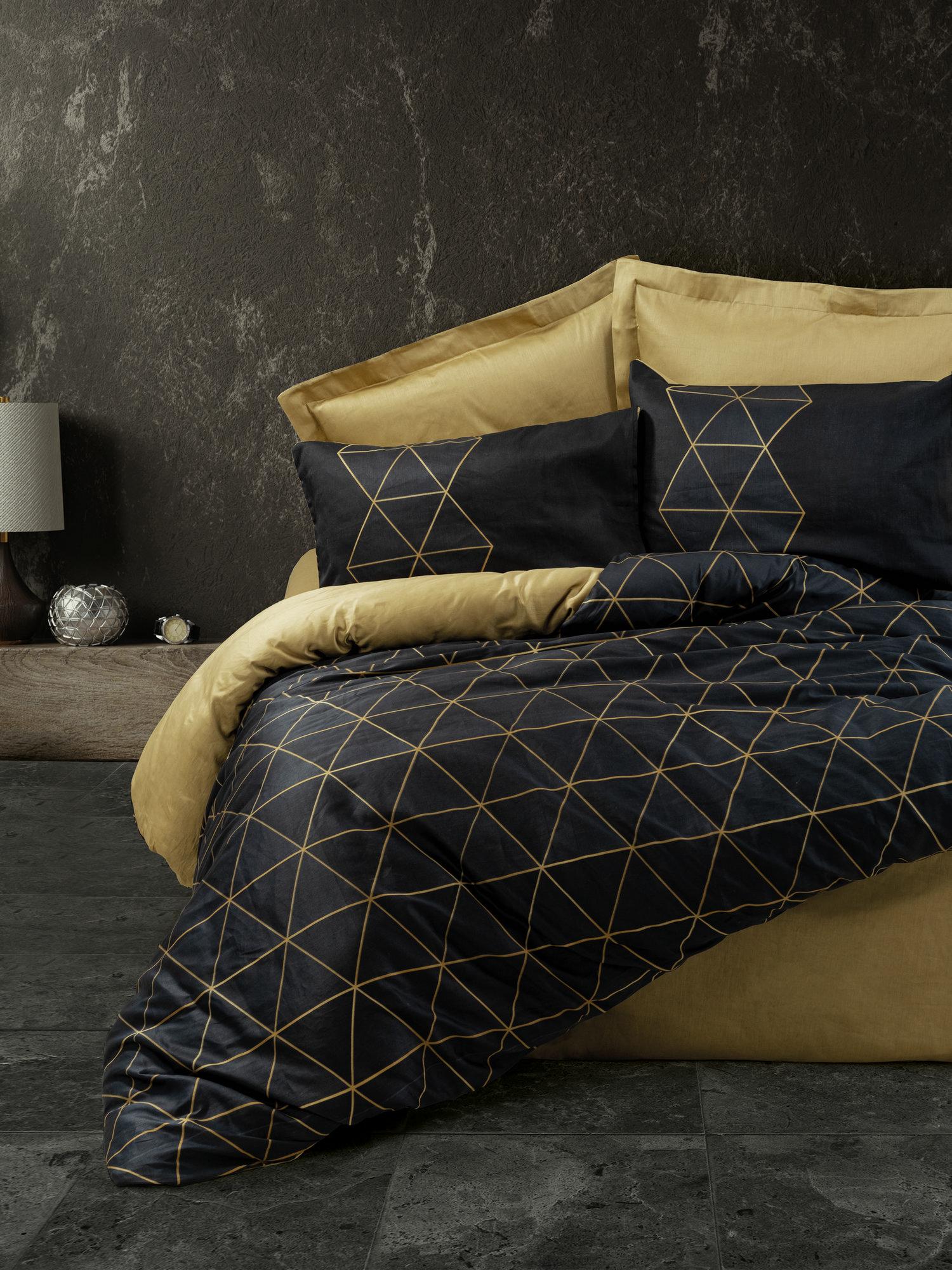 Комплет постелнина L'essentiel Maison Veta, 160x220cm, црна