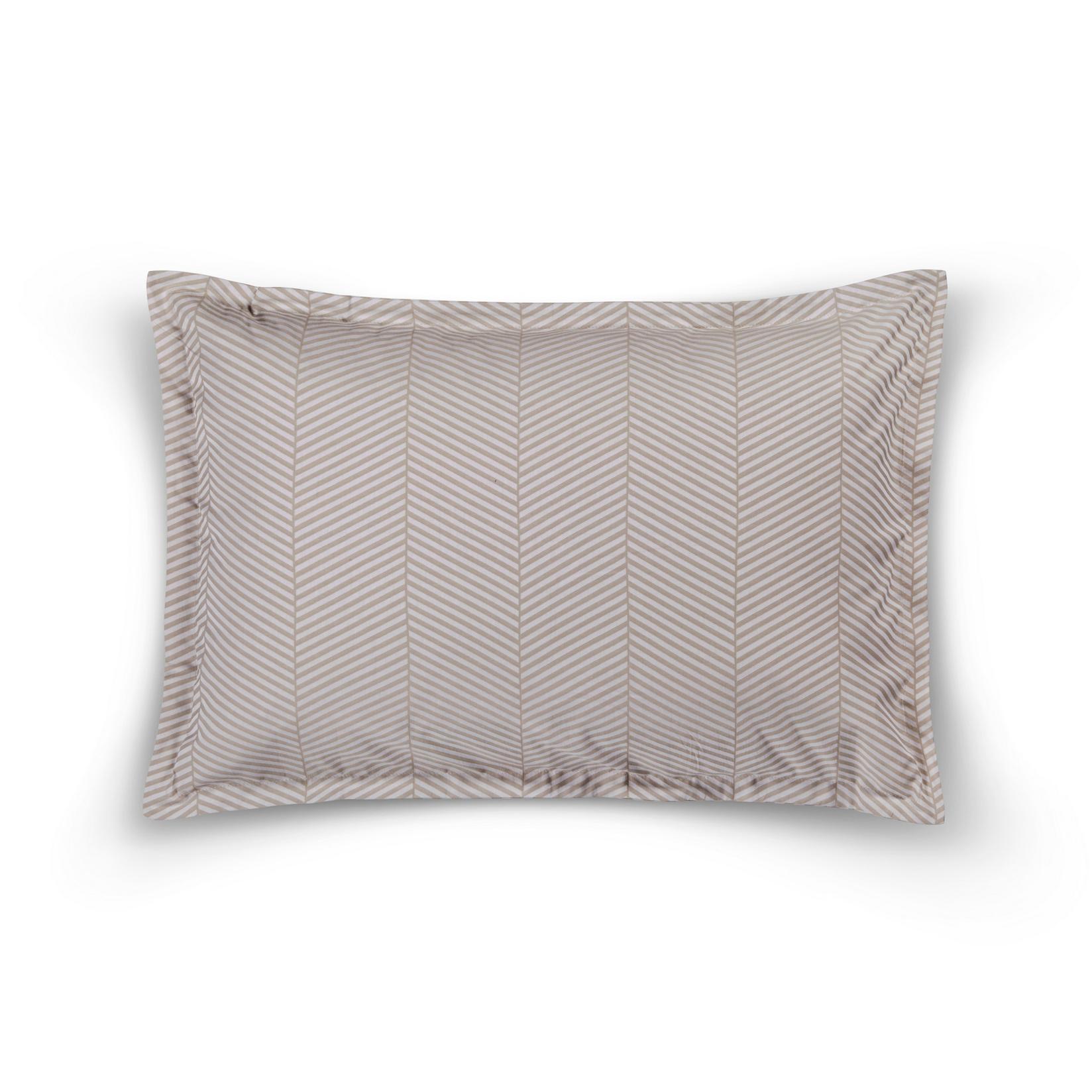 Навлака за перница L'essentiel Maison Chevron, 65x65 cm, кафеава