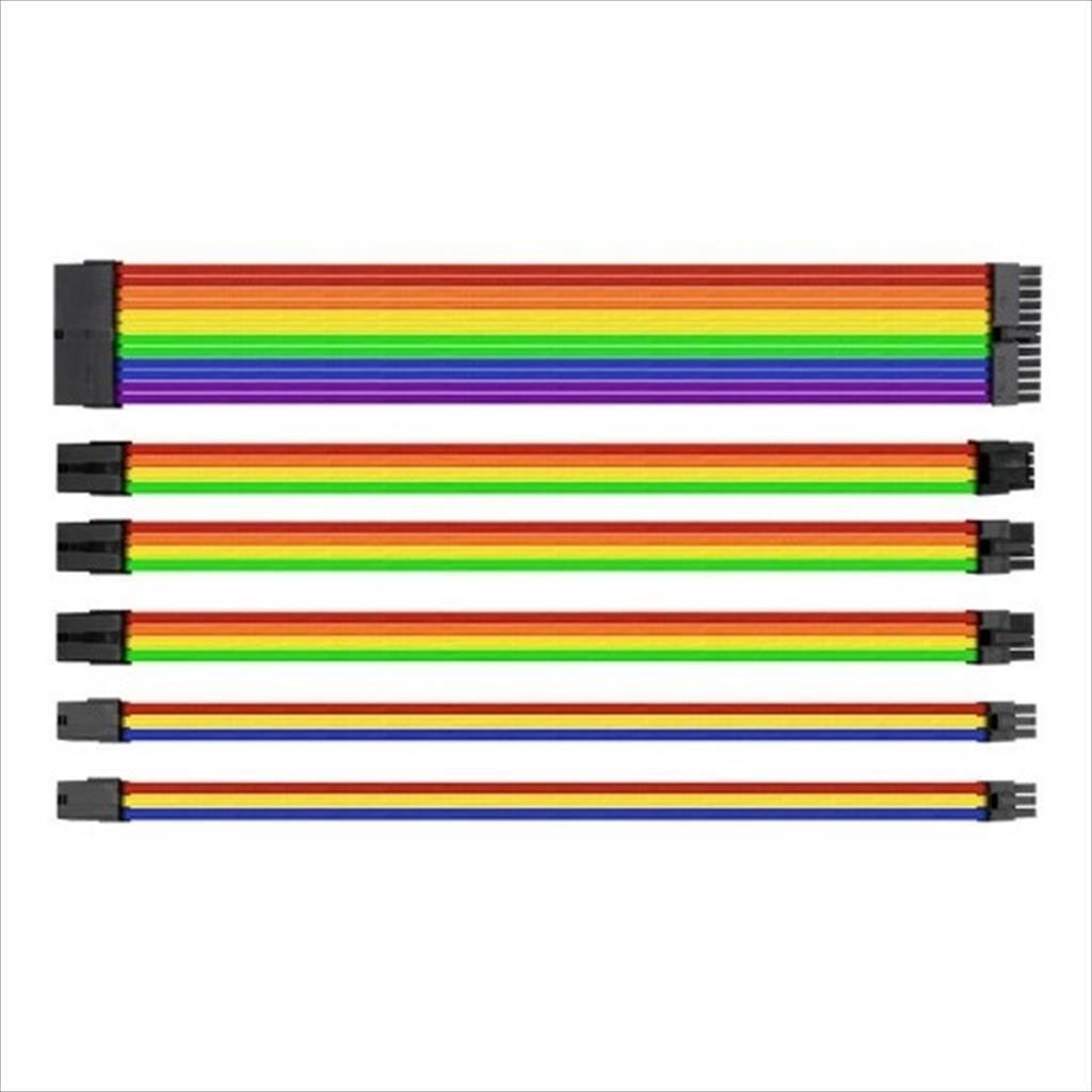 Thermaltake Продолжетоци За Напојување Kit Ttmod Atx 24-Pin, Cpu 4+4-Pin, Pci-E 8-Pin X2, Pci-E 6-Pin X2, W/Cable Comb Виножито, Ac-049-Cn 1Nan