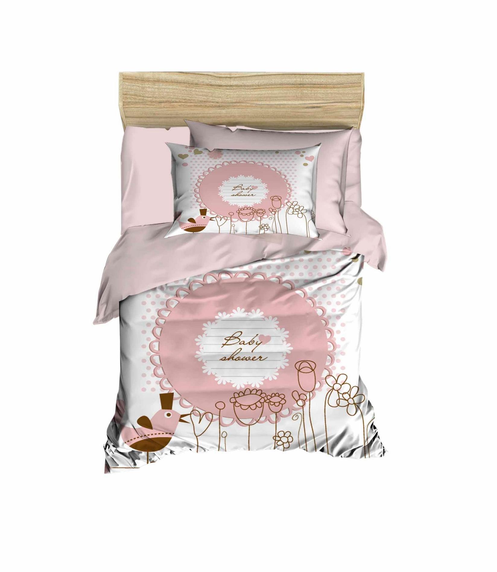 Бебешка постелнина Conceptum Hypnose PH117, 100x150cm, розова