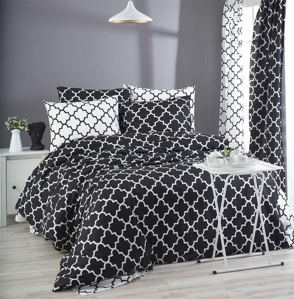 Комплет за кревети L'essentiel Maison Madalyon, 160x220cm, црна