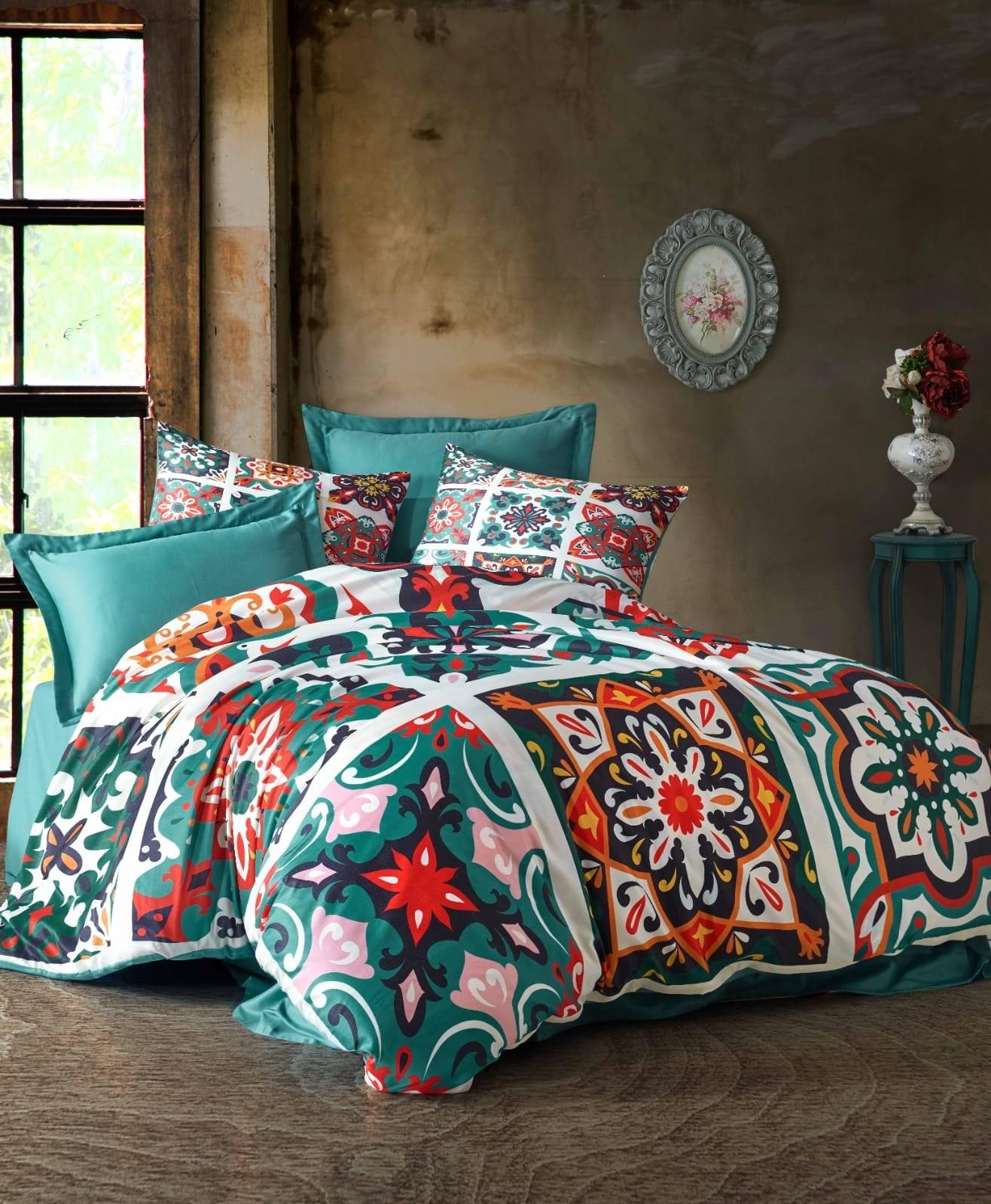 Комплет постелнина L'essentiel Maison 477, 160x220cm, Шарена