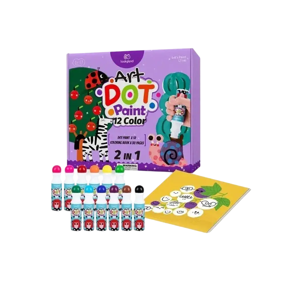TOOKY TOY Dot Paint 12 Бои LT146