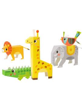 TOOKY TOY 3D Origami Paper Kit Animals LT032