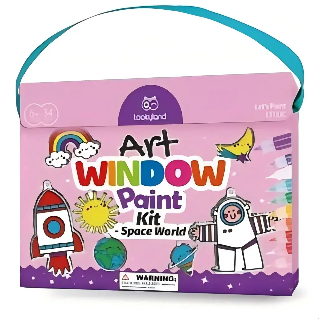 TOOKY TOY Комплет За Цртање На Прозорци Space World LT123C