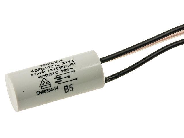 Alfa Electric Мрежен филтер RC член 0.1µF + 2×2.7µF (3 изводи)