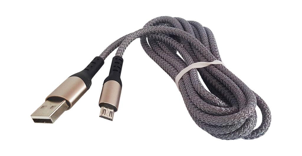 Alfa Electric Micro USB кабел 2m, 3A, брзо полнење