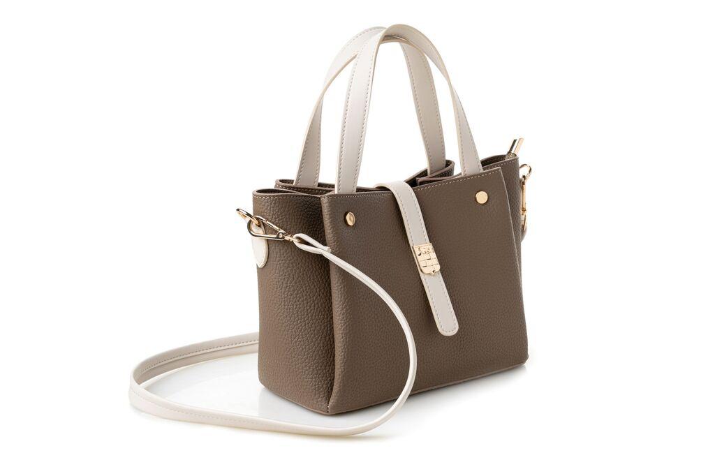 Женска чанта Vince Camuto Bellagio, кремаста