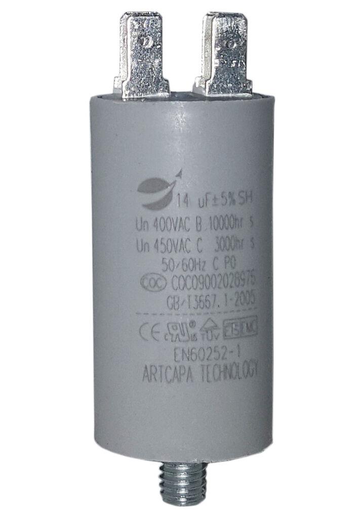 Alfa Electric Кондензатор 145–174µF стартен за електромотор 330V AC - Alfa Elektrik