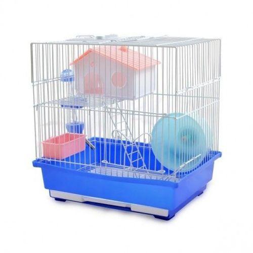 PanaMa Pet Кафез за Хрчак Син 30Х23Х31cm. - Панама Пет | Kafez Za Hrcak Sin | HaMSter Cage BLue - PanaMa Pet
