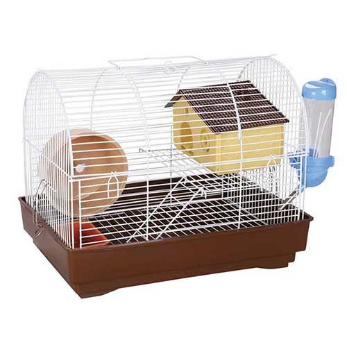 PanaMa Pet Кафез за Хрчак Кафеав 33Х23Х26cm. - Панама Пет | Kafez Za Hrcak Kafeav | HaMSter Cage Brown - PanaMa Pet