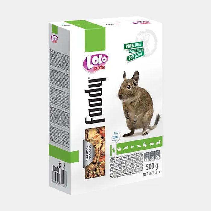 LoLo PetS Фуди Премиум Дегу 450Гр. - Лоло Петс