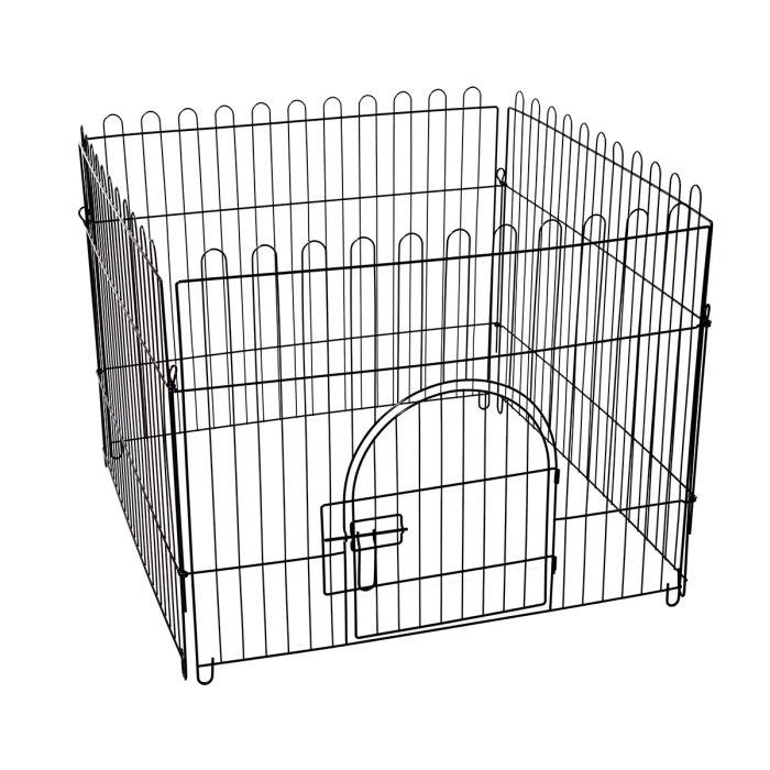 FoShan Ограда Метална за Миленици 84Х69cm. (4 Парчиња) - Фосхан | Ograda MetaLna Za MiLenici | MetaL Pet PLaypen (4 PaneLS) - FoShan