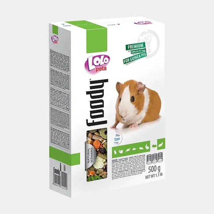 LoLo PetS Фуди Комплетна Храна за Морско Прасе со Витамини 500Гр. - Лоло Петс