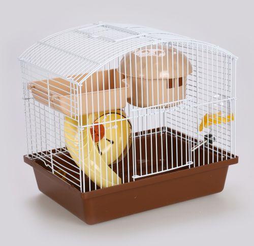 PanaMa Pet Кафез за Хрчак Кафеав 27Х20Х25cm. - Панама Пет | Kafez Za Hrcak Kafeav | HaMSter Cage Brown - PanaMa Pet