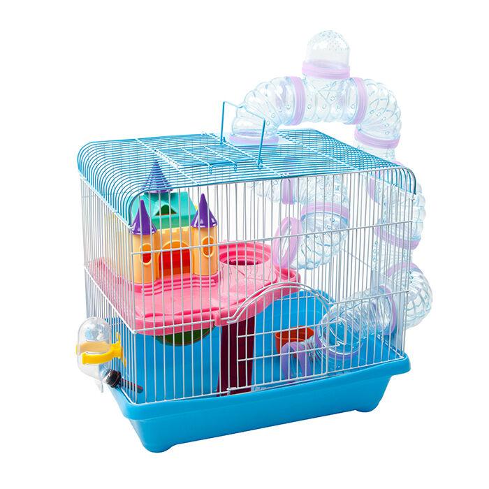 FoShan Кафез за Хрчак на Спрат со Тунели 35Х26Х31cm. - Фосхан | Kafez Za Hrcak Na Sprat So TuneLi | HaMSter Cage With TunneLS - FoShan
