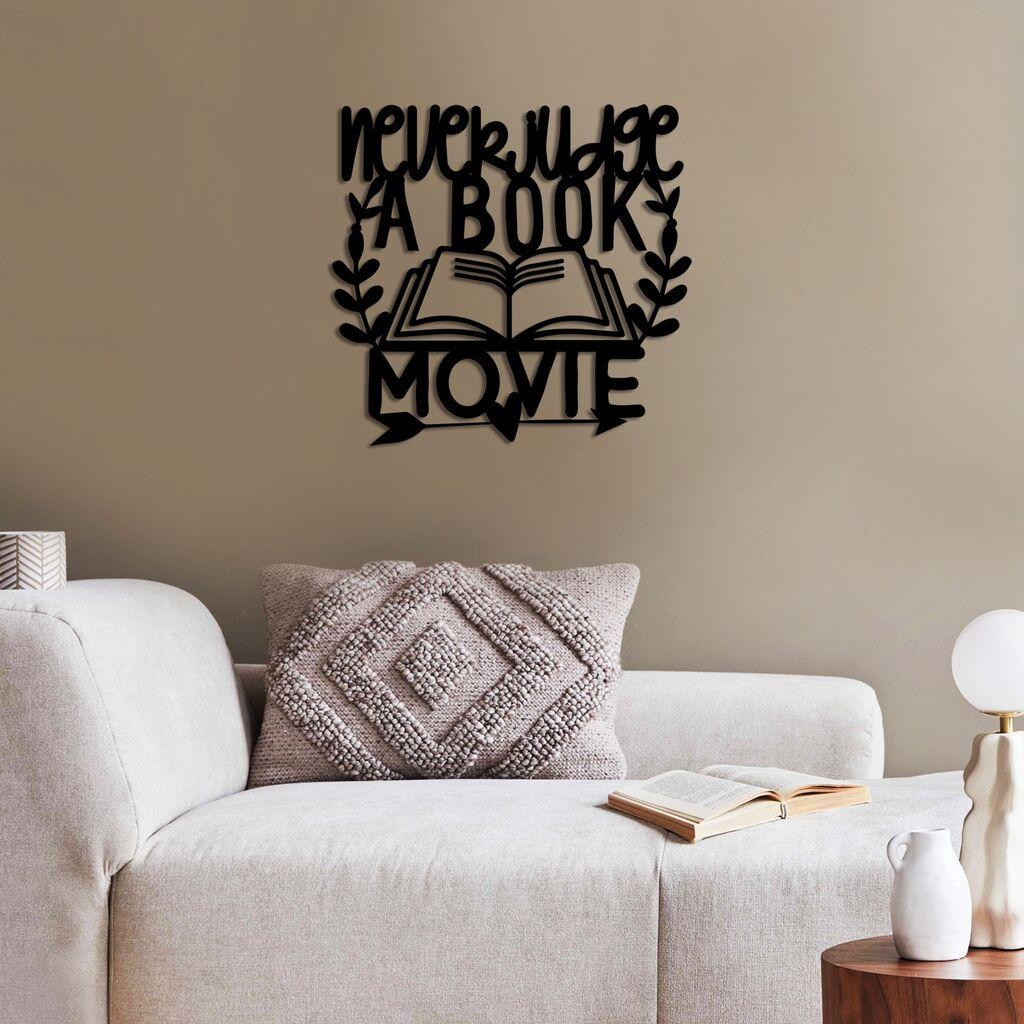 Wallity dzидна декорација „Судиј филм", 50 x 47 см, црна