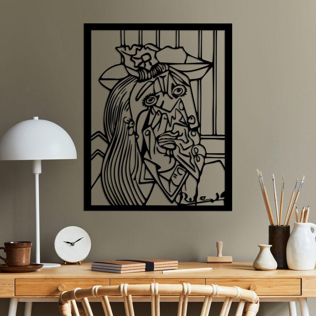 Wallity декорација за dzид Пикасо 2, 44 x 56 см, црна