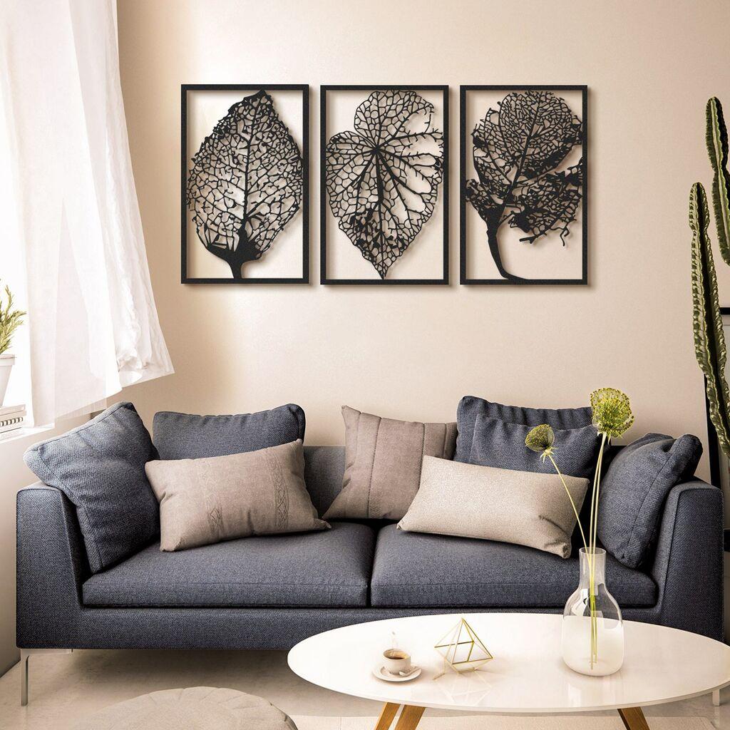 Wallity декорација за dzид Есен - APT167MS, 45 x 70 см, црна