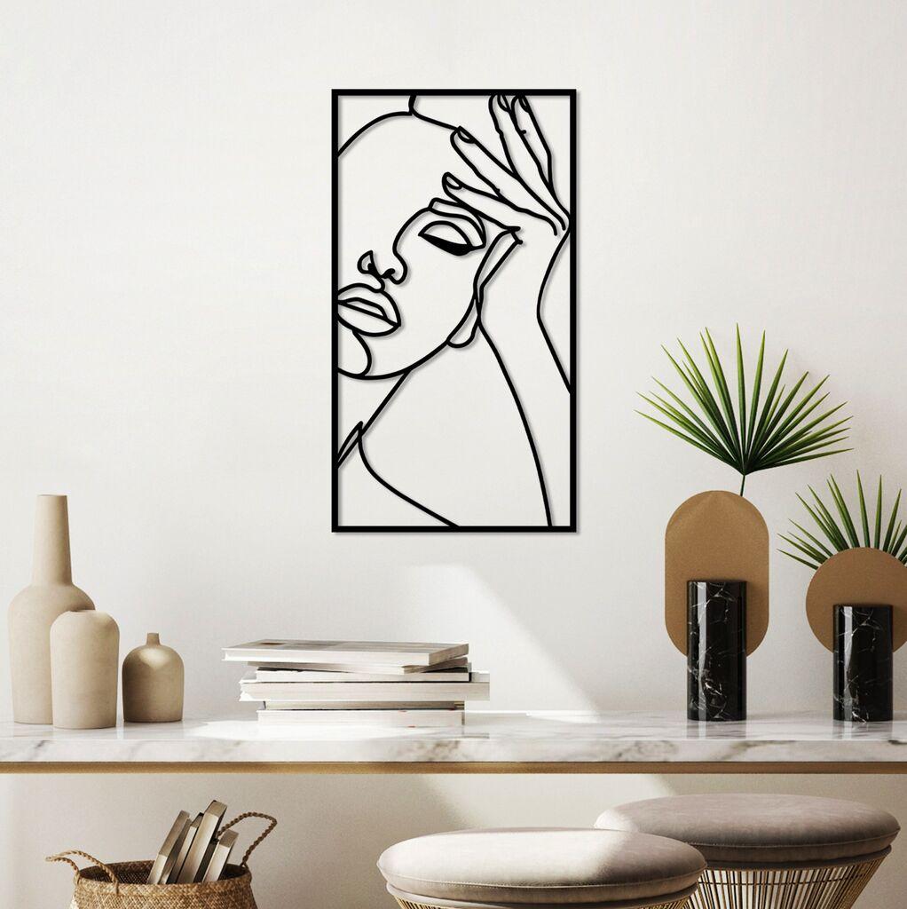 Wallity декорација за dzид, imagine - M, 50 x 27 см, црна