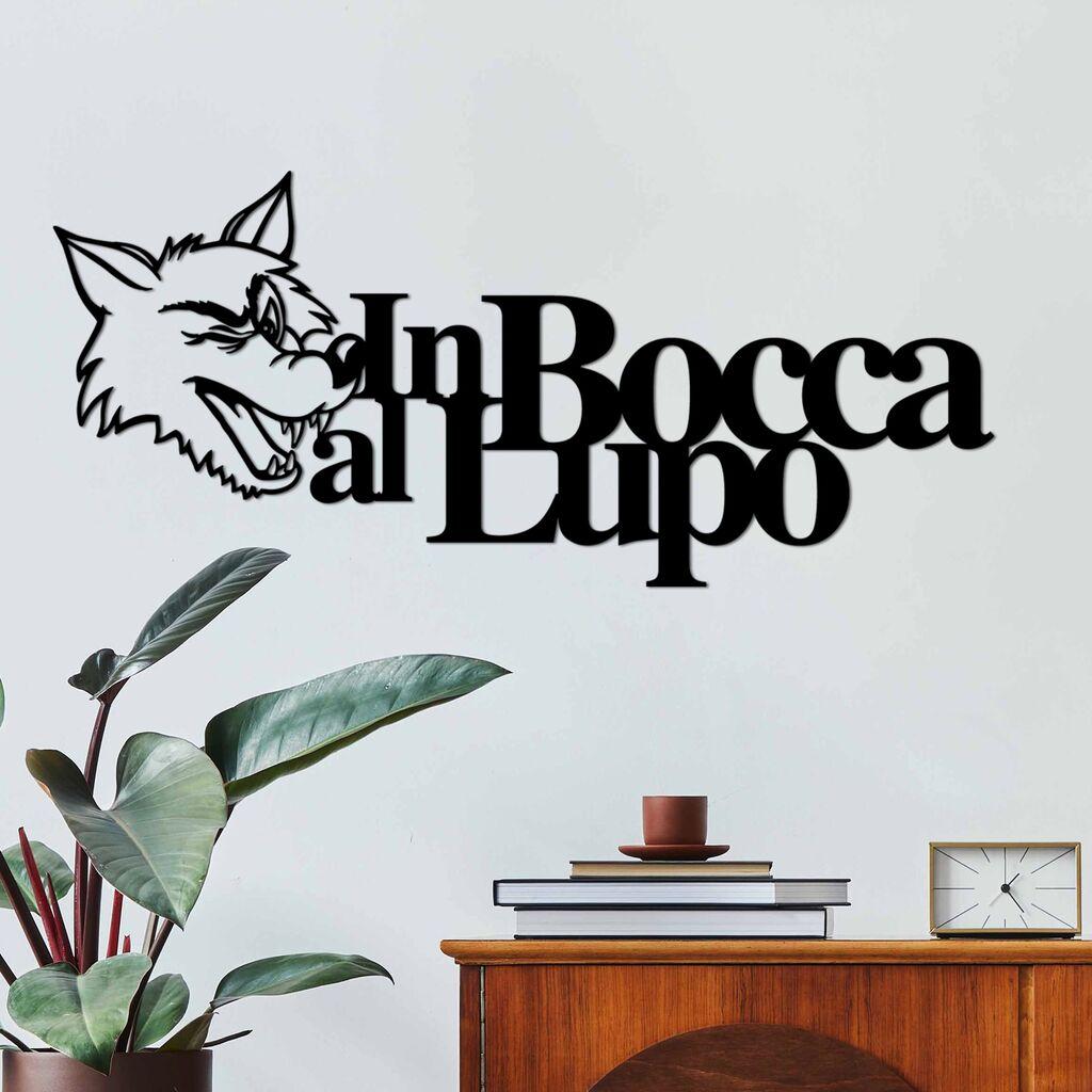 Wallity декорација за dzид Lupo 2, 60 x 27 см, црна