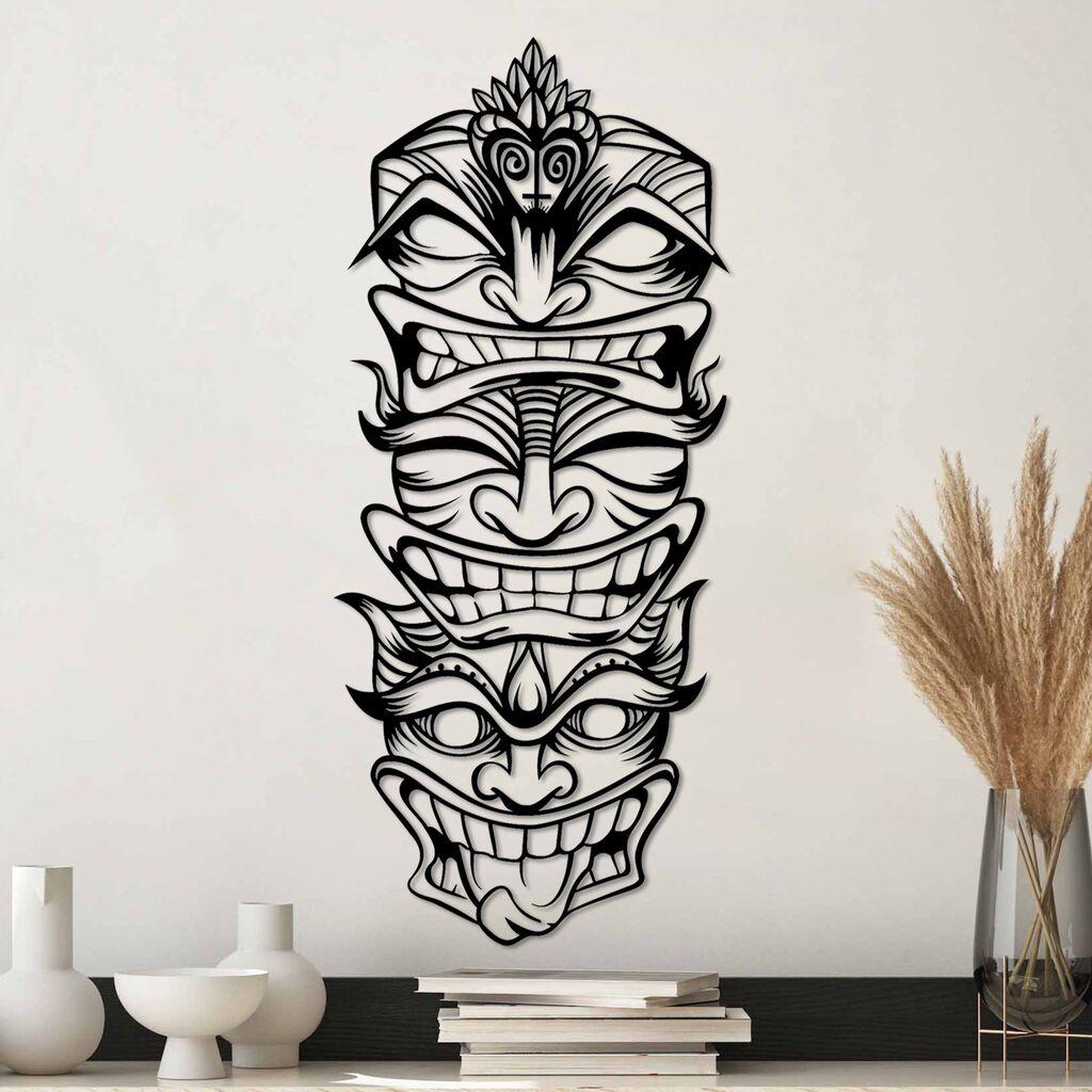 Wallity декорација за dzид Fun Naughty Wild, 35 x 81 см, црна