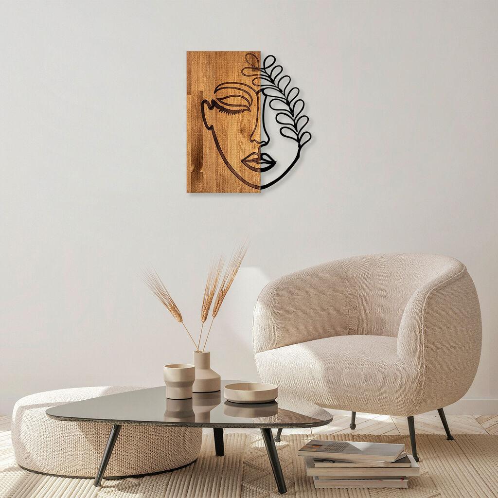 Wallity декорација за dzид MA-281, 51 x 58 см, кафеава