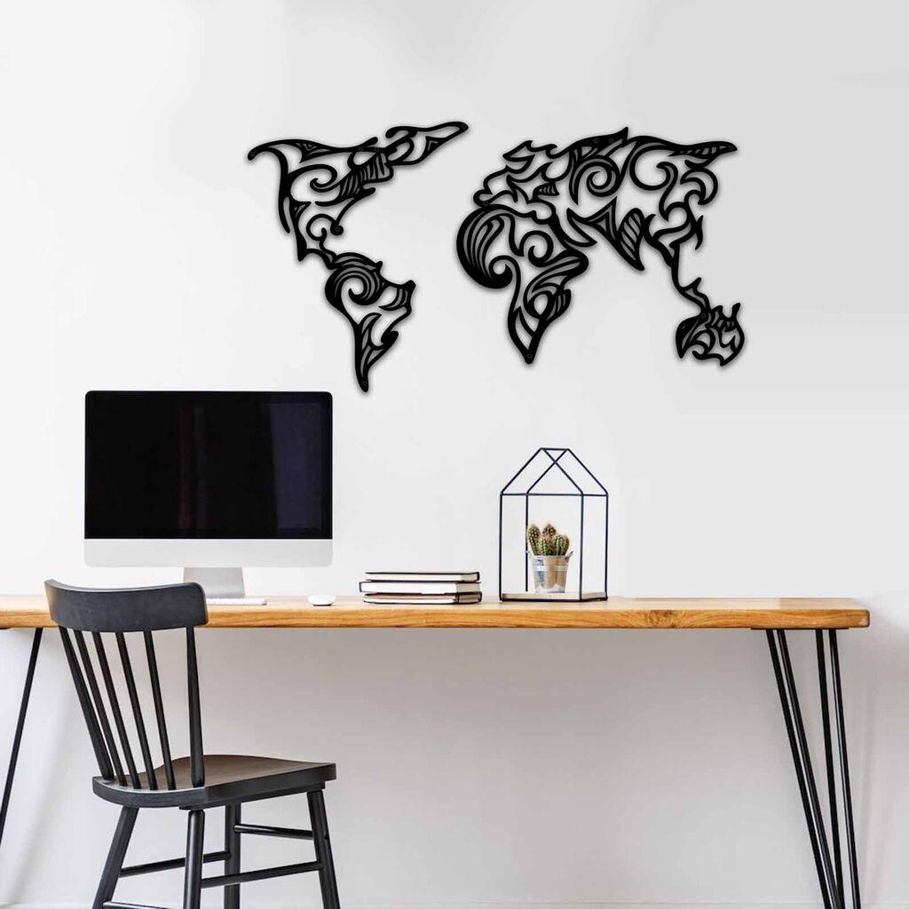 Wallity dzидна декорација MT - 015, 86 x 47 см, црна