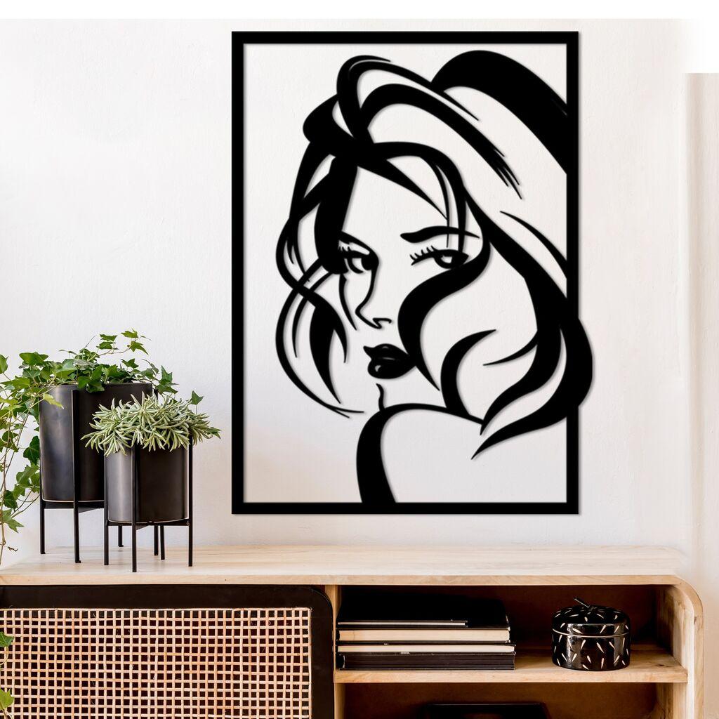 Wallity декорација за dzид, 56 x 41 см, црна