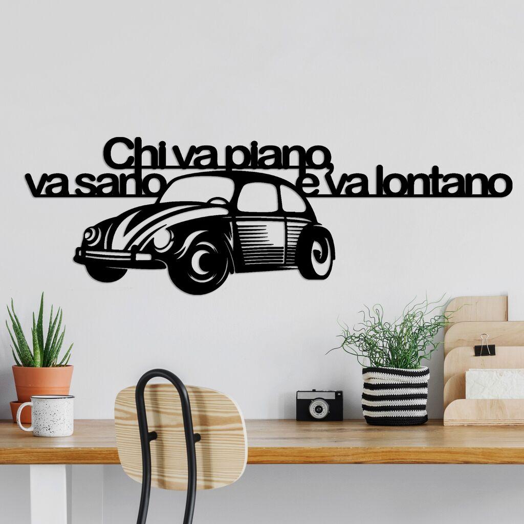 Wallity декорација за dzид Lontano 3, 60 x 20 см, црна