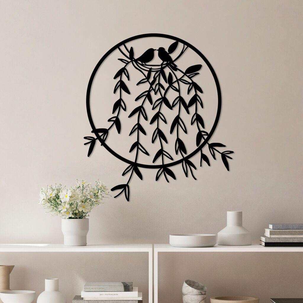 Wallity декорација за dzид Птичјо гнездо - 2,56 x 56 см, шарена