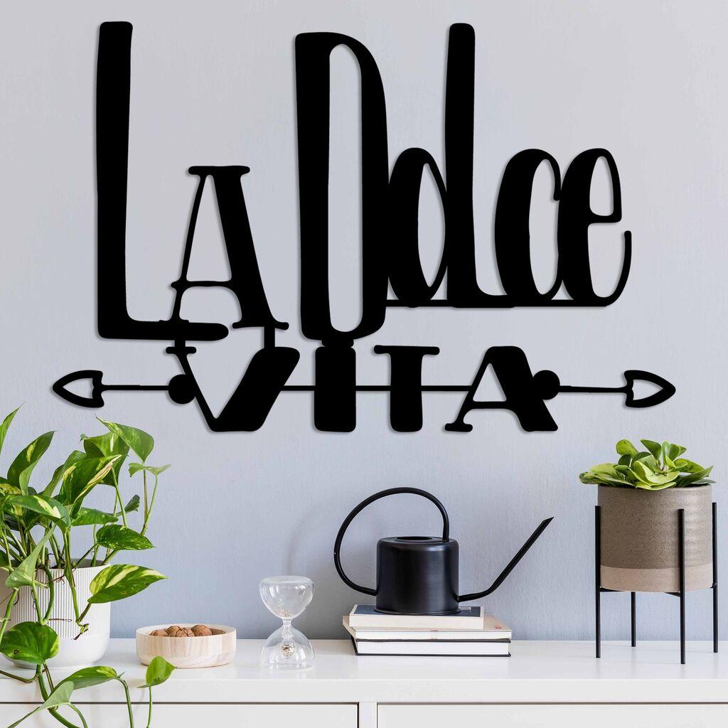 Wallity декорација за dzид Dolce Vita 4, 56 x 37 см, црна