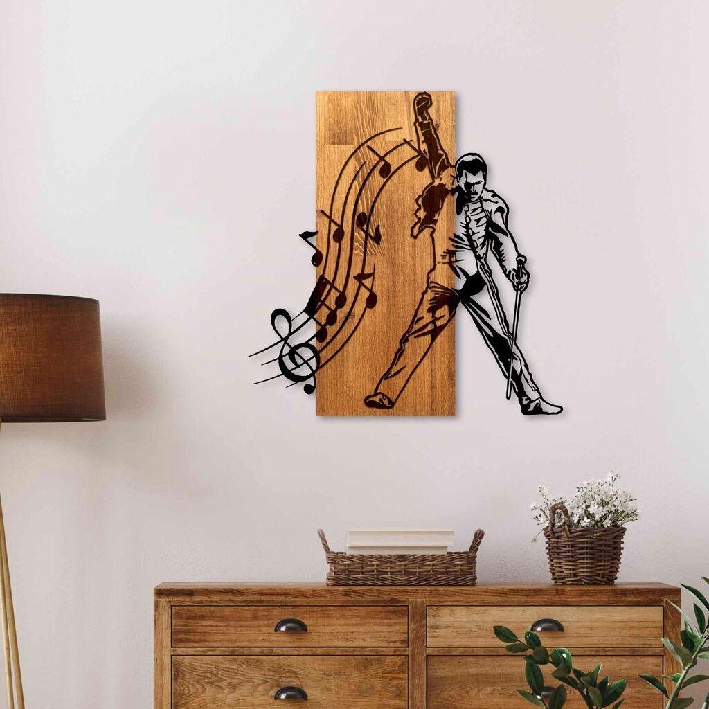 Wallity декорација за dzид Меркур, 55 x 58 см, кафеава