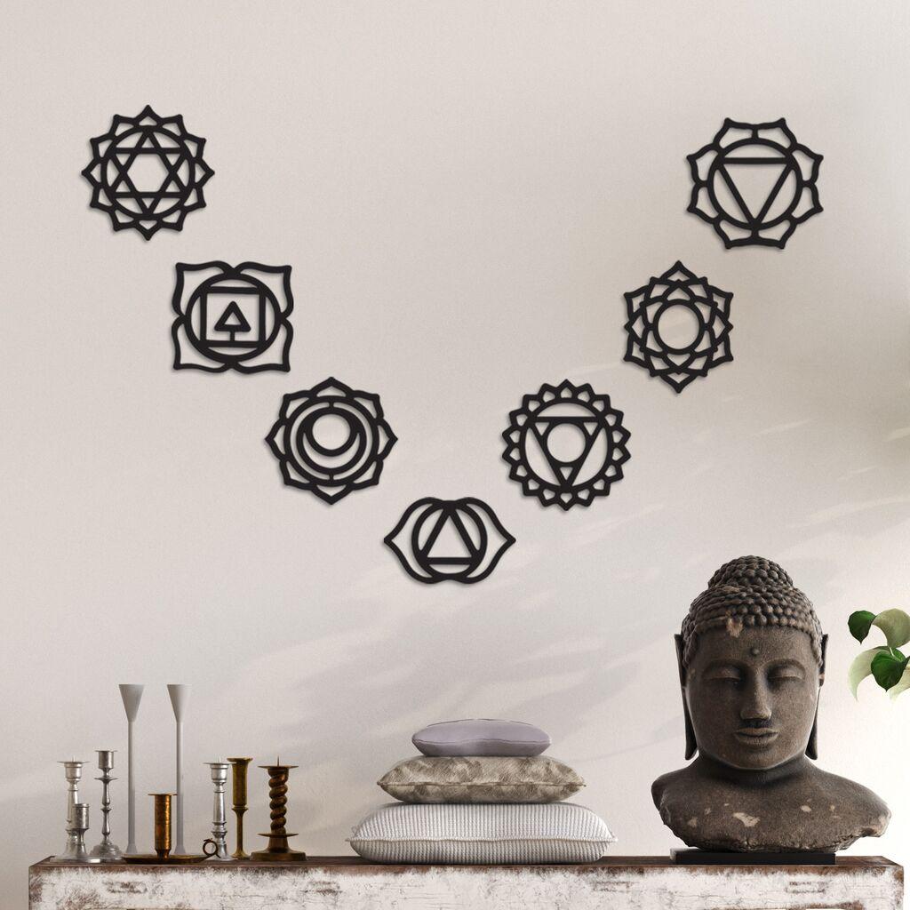 Wallity декорација за dzид Symbolo-1, 10 x 6 см, црна