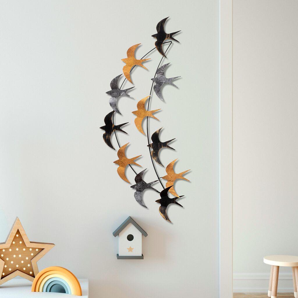 Wallity декорација за dzид Flight 3, 50 x 100 x 5 см, шарена