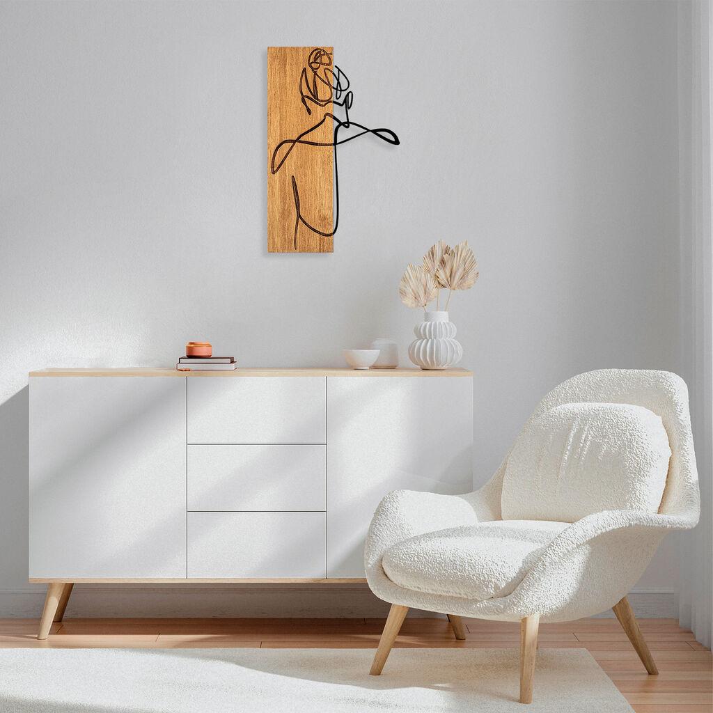 Wallity декорација за dzид MA-295, 36 x 58 см, кафеава