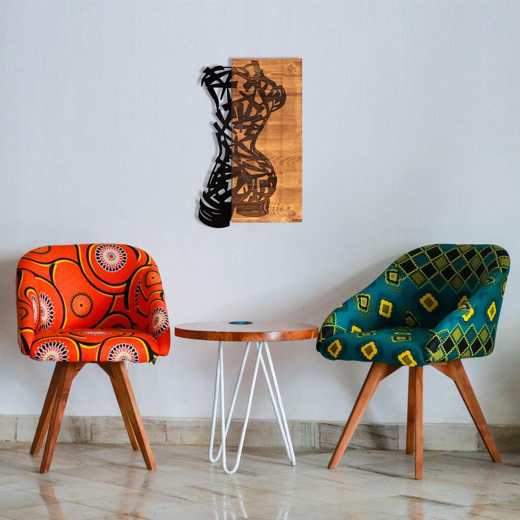 Wallity dzидна декорација Парампарка, 36 x 60 см, црна