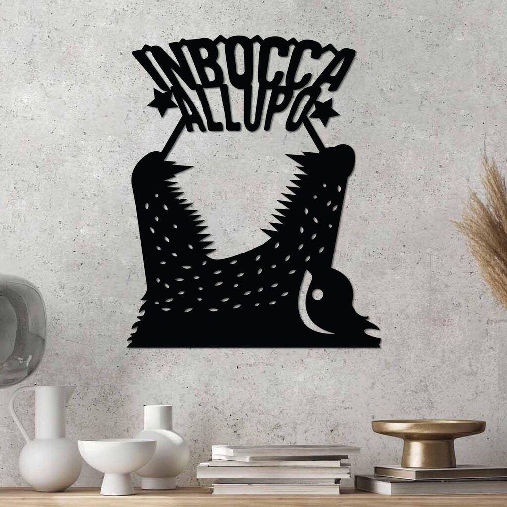 Wallity декорација за dzид Lupo 4, 46 x 56 см, црна