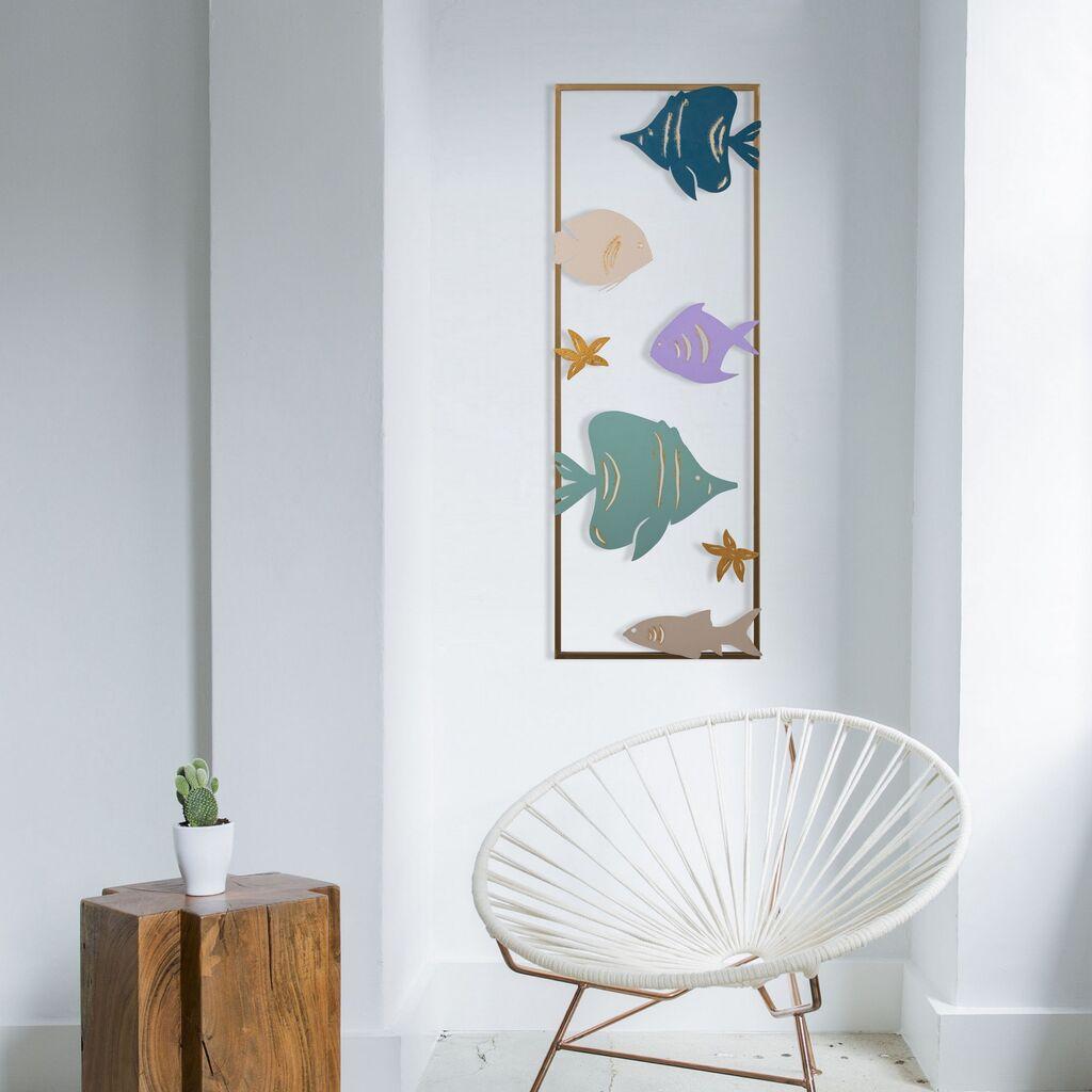 Wallity dzидна декорација за аквариум - 1, 32 x 5 x 90 см, црна