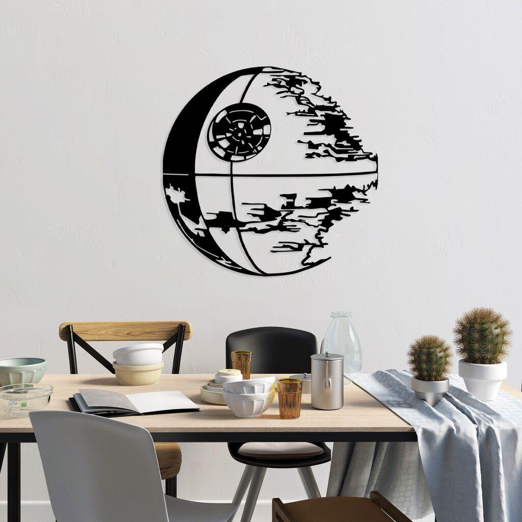 Wallity dzидна декорација Просторна, 68 x 70 см, црна