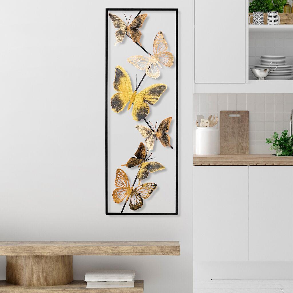 Wallity декорација за dzид Tavus 3, 32 x 90 x 4 см, шарена