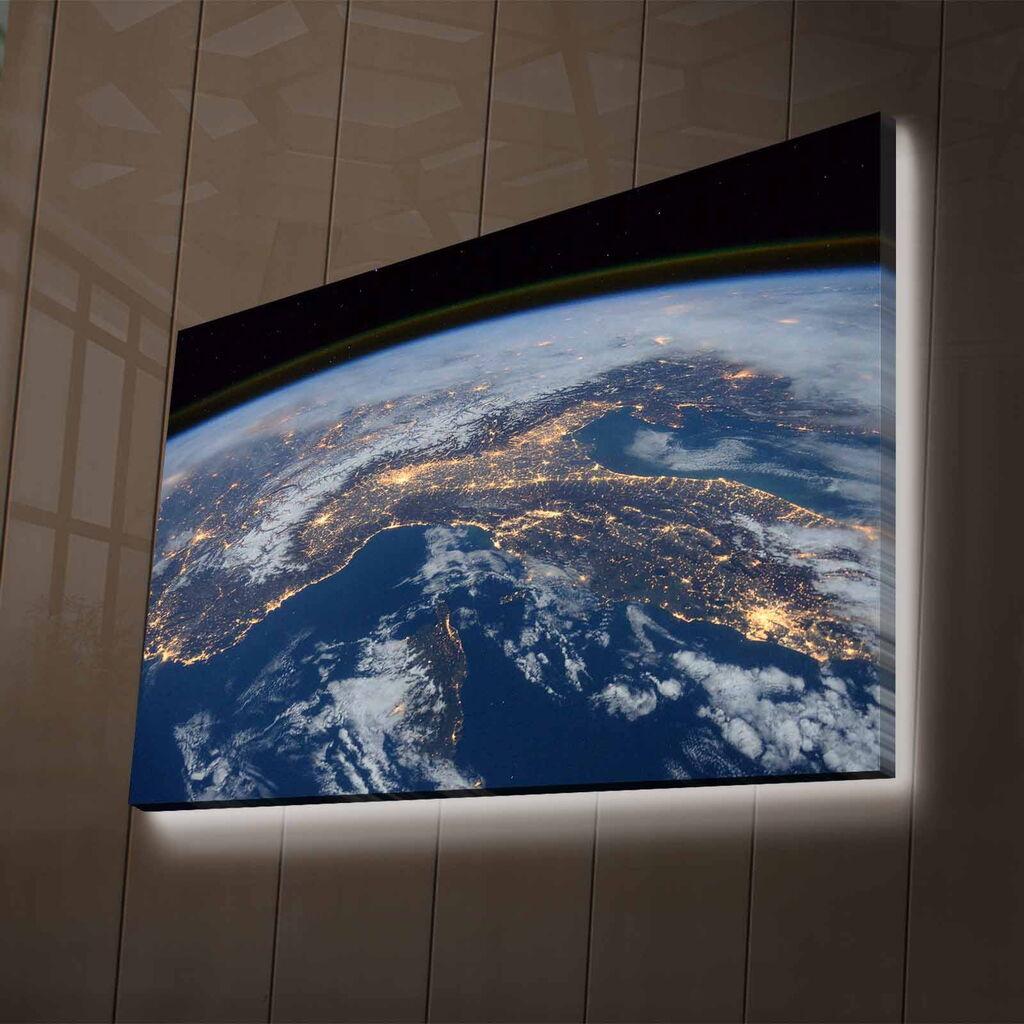 Wallity LED dzидна декорација NASA-025, 70 x 100 см, шарена