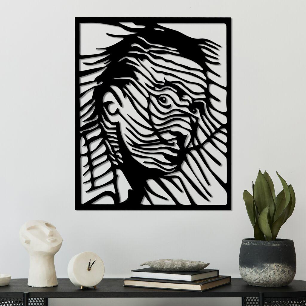 Wallity декорација за dzид Дали, 45 x 56 см, црна