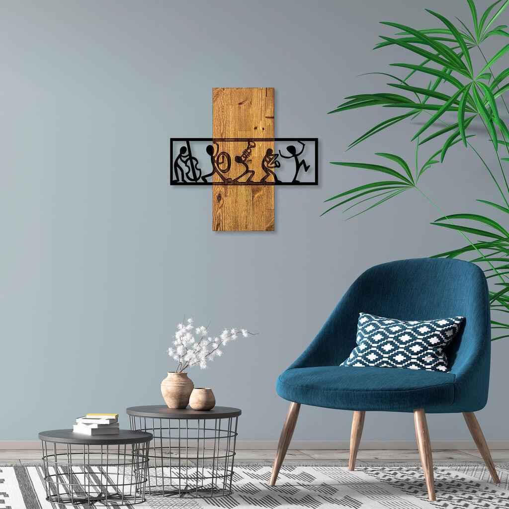 Wallity декорација за dzид MA-301, 58 x 61 см, кафеава