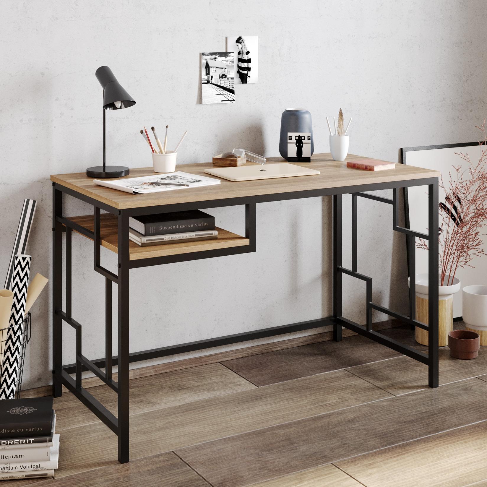 Работна маса Hanah Home 120x75x60cm орев